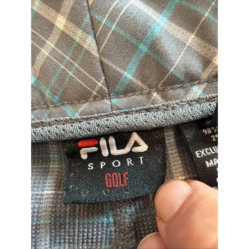 Fila Sport Golf Plaid Shorts Men’s Size 36